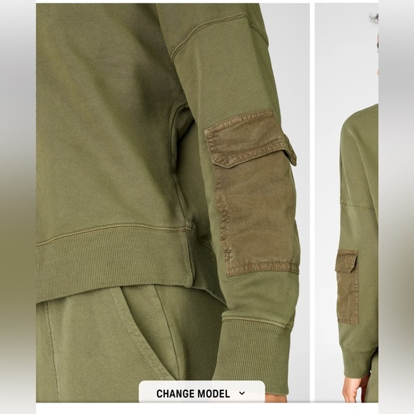 Fabletics Pearl Sweatshirt in Avacado - Picture 6 of 7